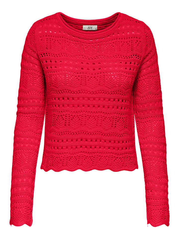 JDY Sweter w kolorze czerwonym rozmiar: L