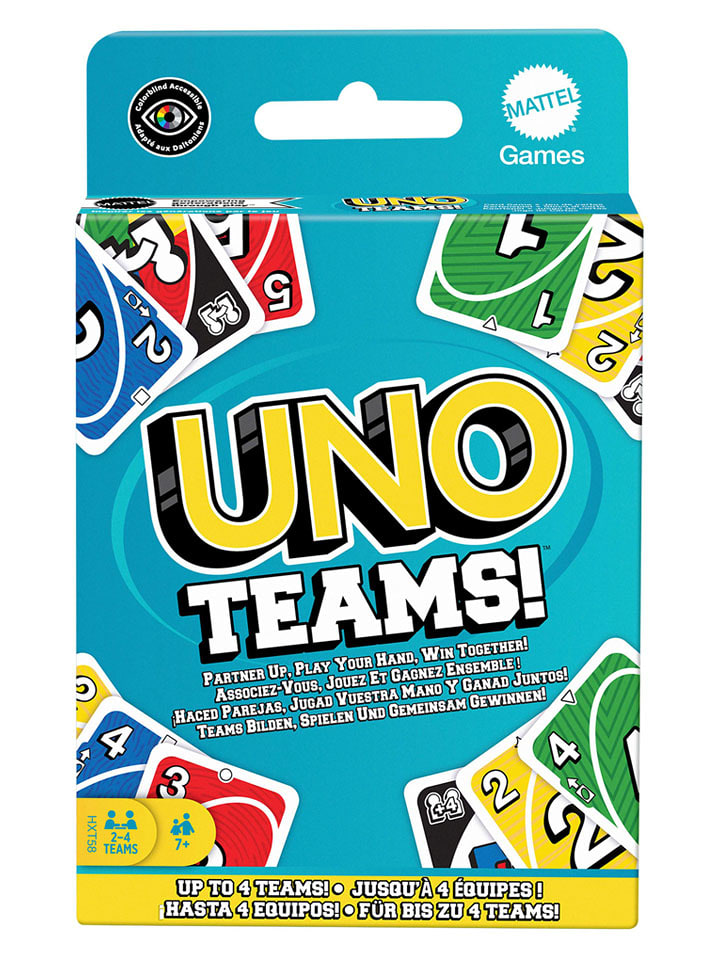 Mattel Gra karciana "UNO Teams"- 7+ rozmiar: onesize