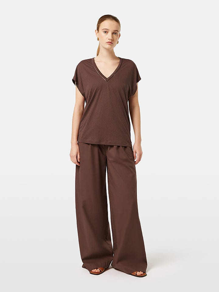 Scotch & Soda Koszulka w kolorze ciemnobrązowym rozmiar: XL