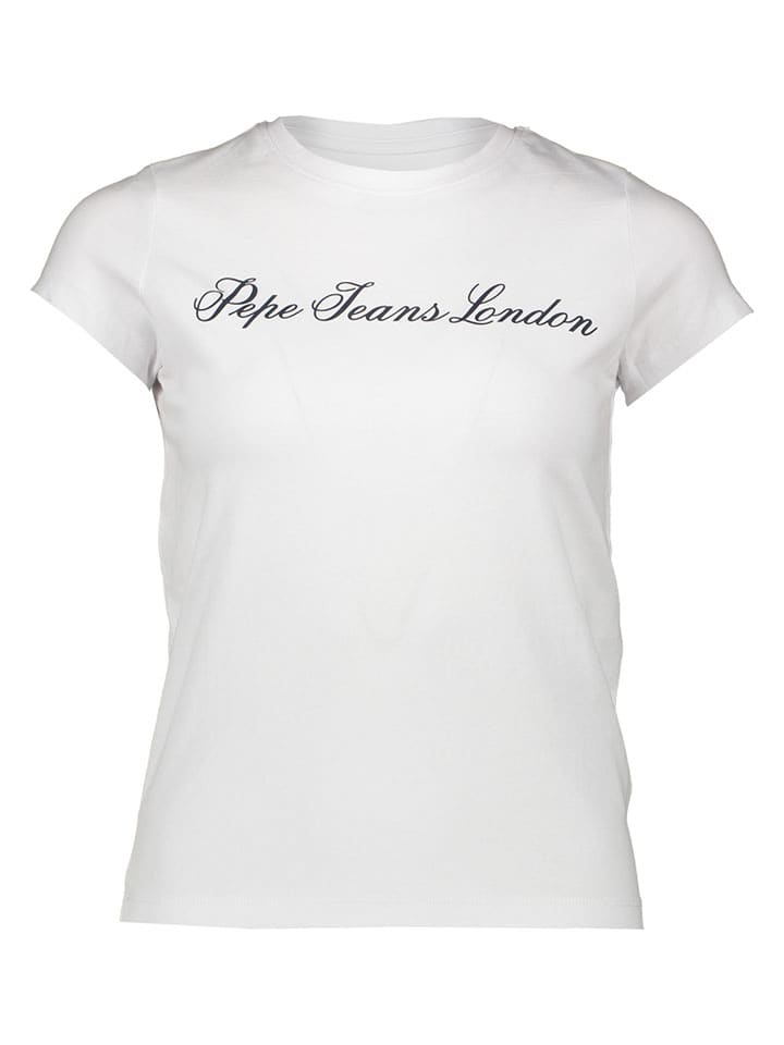 Pepe Jeans Koszulka w kolorze białym rozmiar: XXS