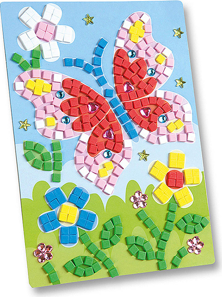 folia PAPER Zestaw mozaiki "Butterfly" z gumy piankowej - 3+ rozmiar: onesize