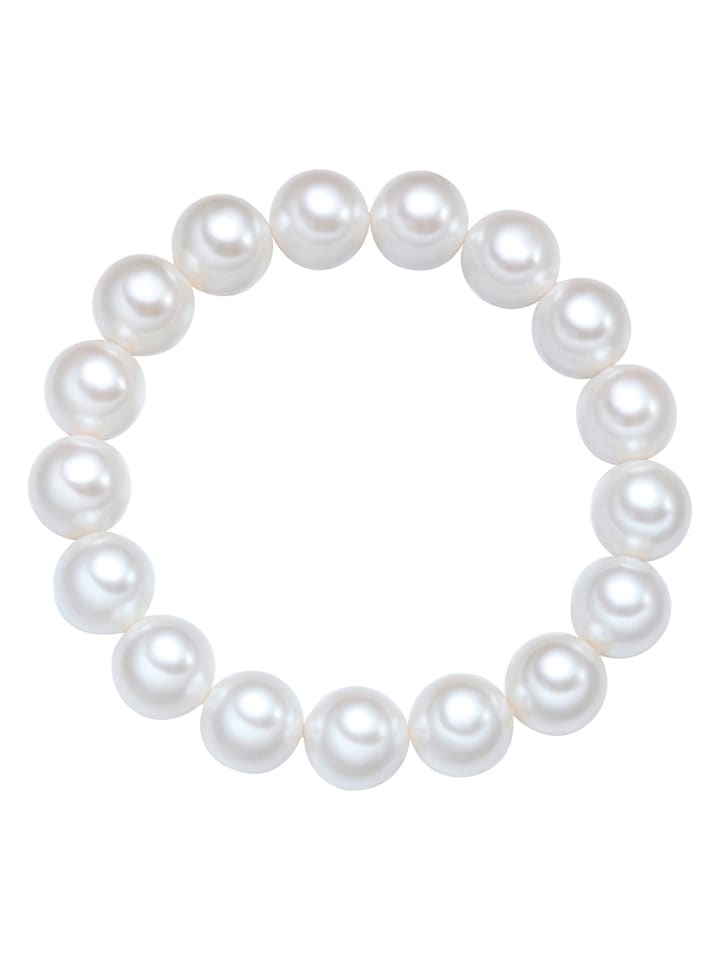 Yokoamii Bransoletka perłowa w kolorze białym rozmiar: onesize