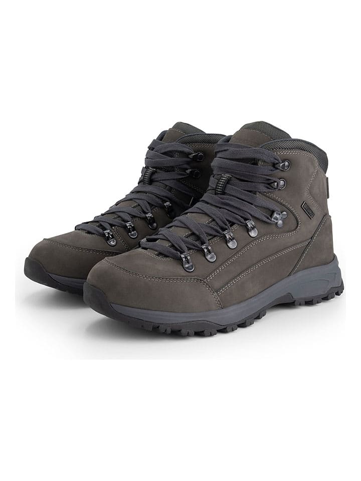 TRAVELIN' Skórzane buty trekkingowe w kolorze antracytowym rozmiar: 41