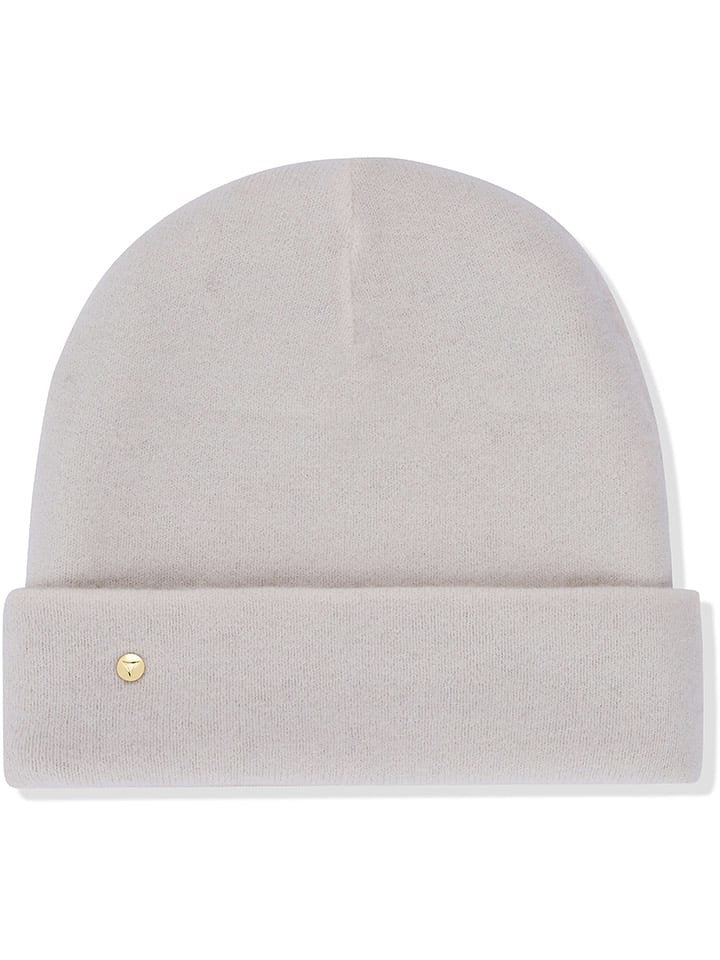 Hey Marly Wełniana czapka beanie "Classic" w kolorze beżowym rozmiar: onesize