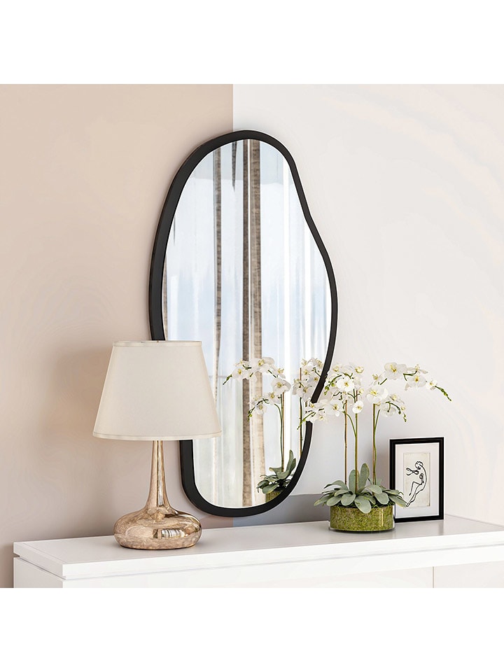 Scandinavia Concept Lustro "Couldy" w kolorze czarnym - 85 x 45 cm rozmiar: onesize