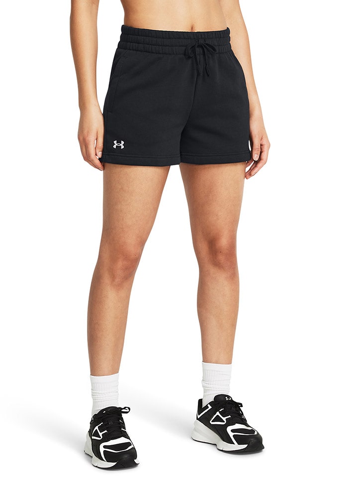 Under Armour Szorty dresowe "Rival" w kolorze czarnym rozmiar: M