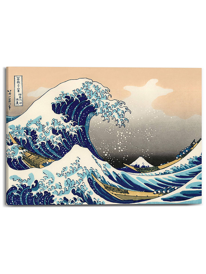 Orangewallz Druk "Great Wave" na płótnie rozmiar: 50x70 cm