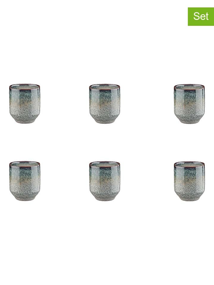 Björn Filiżanki (6 szt.) "Genesis" w kolorze beżowym - 80 ml rozmiar: onesize