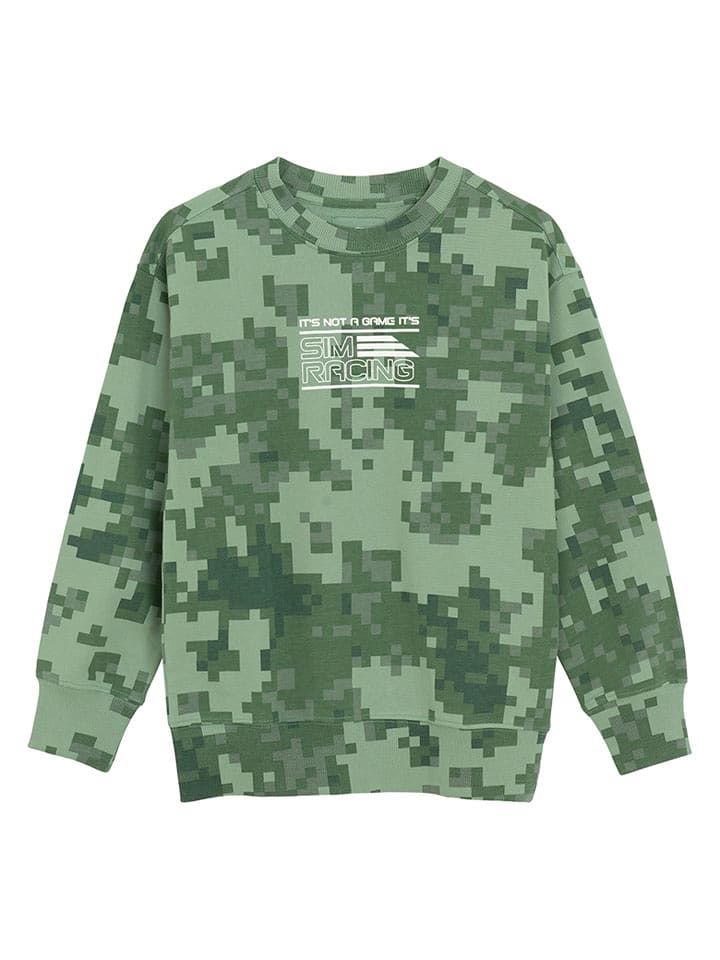 COOL CLUB Bluza w kolorze zielonym rozmiar: 140