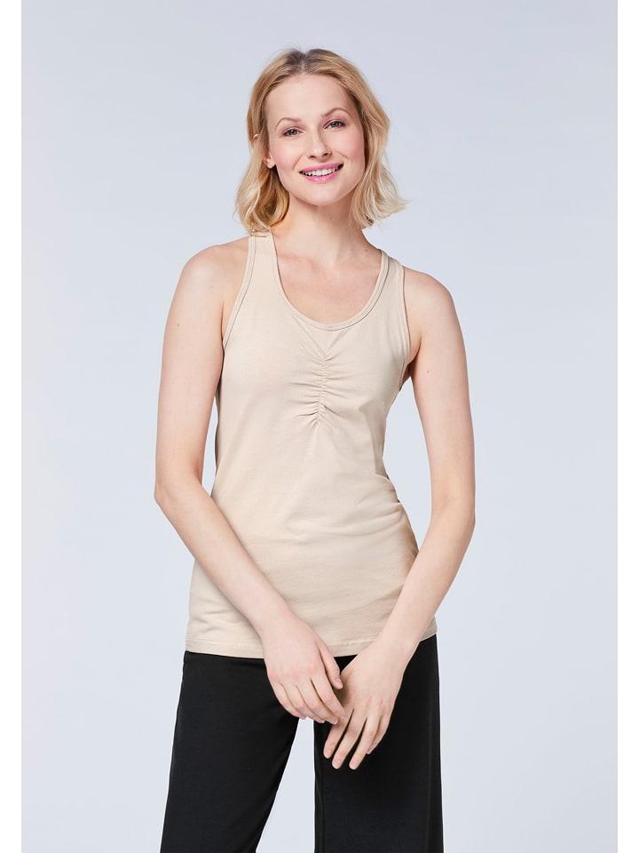 Detto Fatto Top sportowy w kolorze kremowym rozmiar: XL