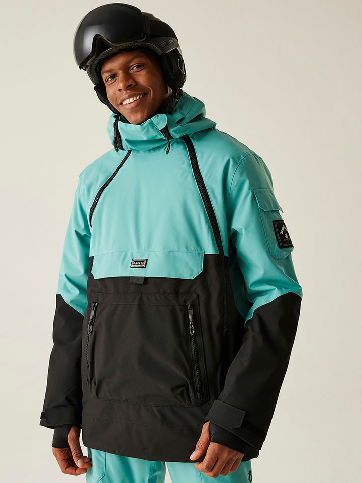 Dare 2b Kurtka narciarska "T-bar II" w kolorze turkusowo-czarnym rozmiar: XXL