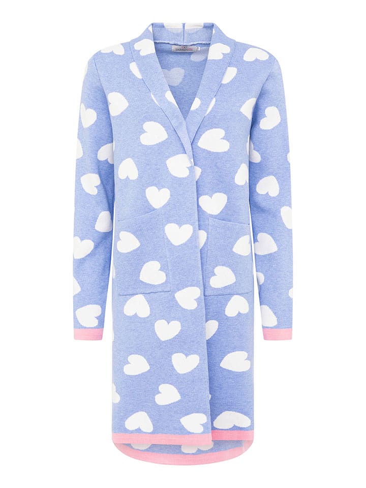 Zwillingsherz Kardigan w kolorze błękitnym rozmiar: L/XL