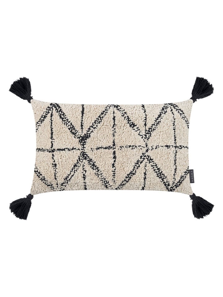 Magma Heimtex Poszewka "Kaya" w kolorze beżowym na poduszkę - 35 x 60 cm rozmiar: onesize