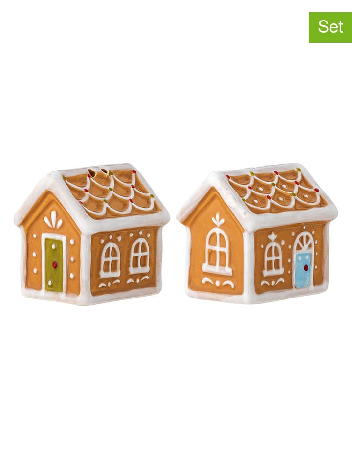 Bloomingville 2-częściowy zestaw w kolorze jasnobrązowym - 25 ml rozmiar: onesize