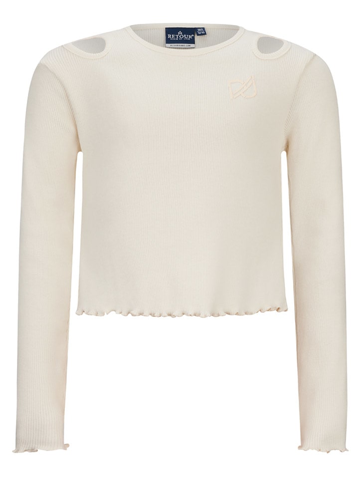 Retour Koszulka "Ida" w kolorze kremowym rozmiar: 134/140