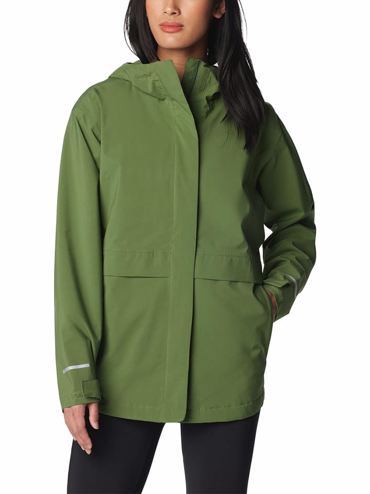 Columbia Kurtka przeciwdeszczowa "Altbound™" w kolorze zielonym rozmiar: XS