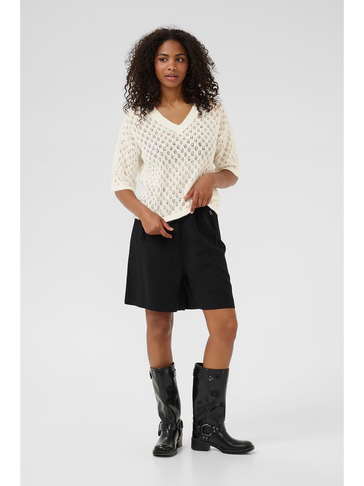 Kaffe Sweter w kolorze kremowym rozmiar: XL