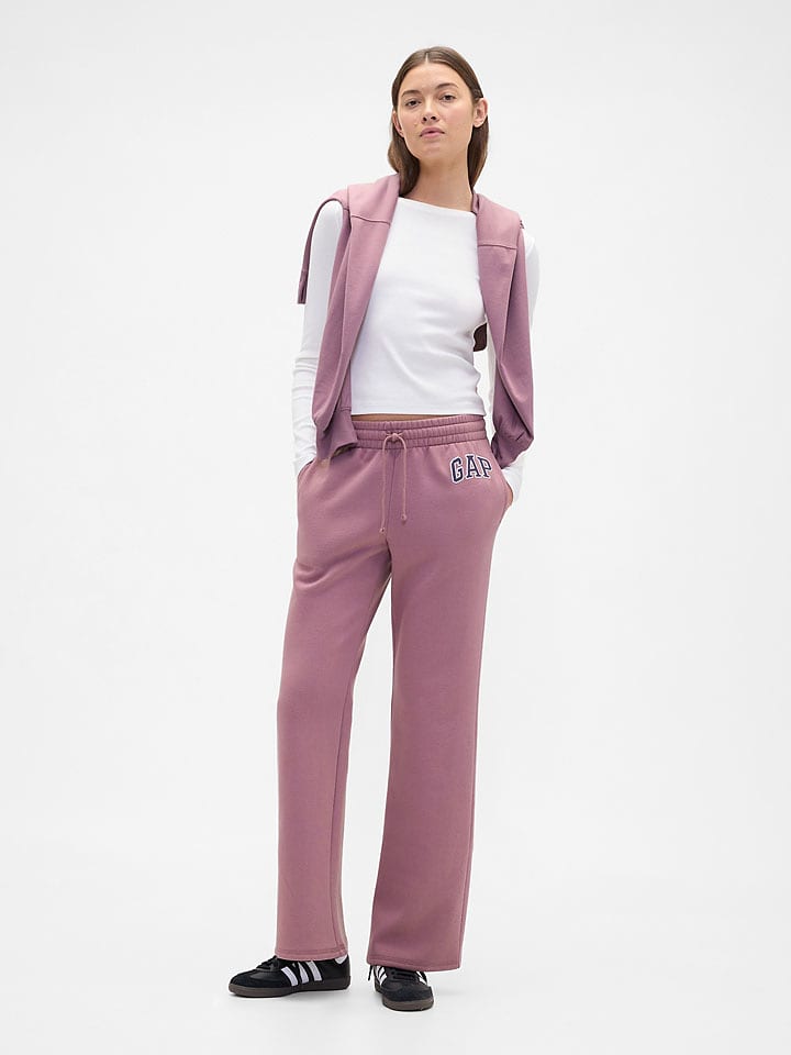 GAP Spodnie dresowe w kolorze jasnoróżowym rozmiar: XXL