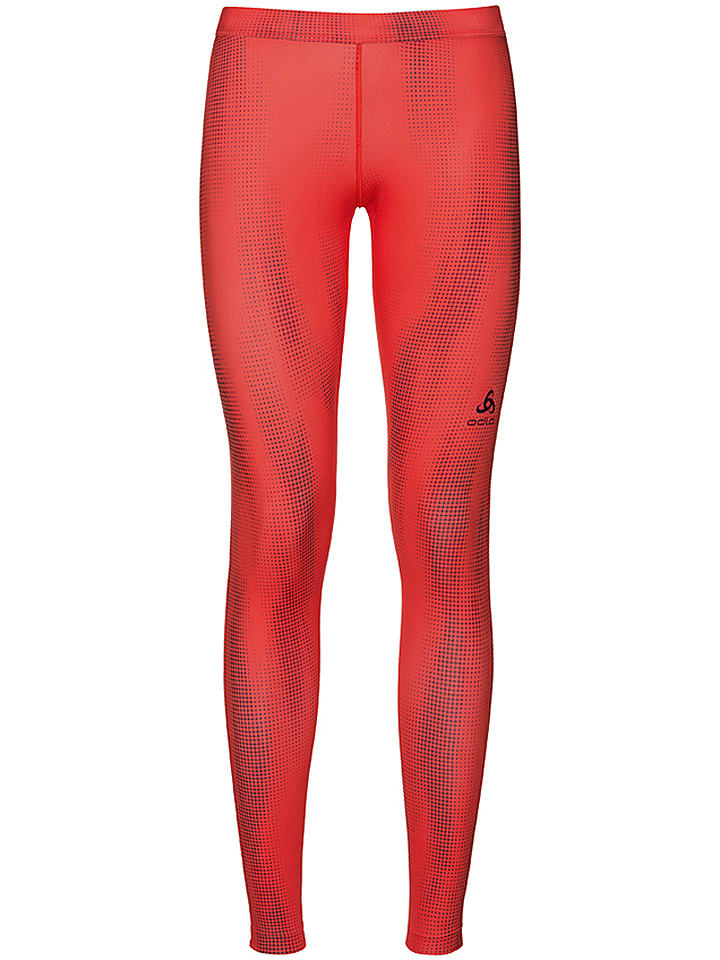 Odlo Legginsy "Ebe" w kolorze pomarańczowym do biegania rozmiar: M