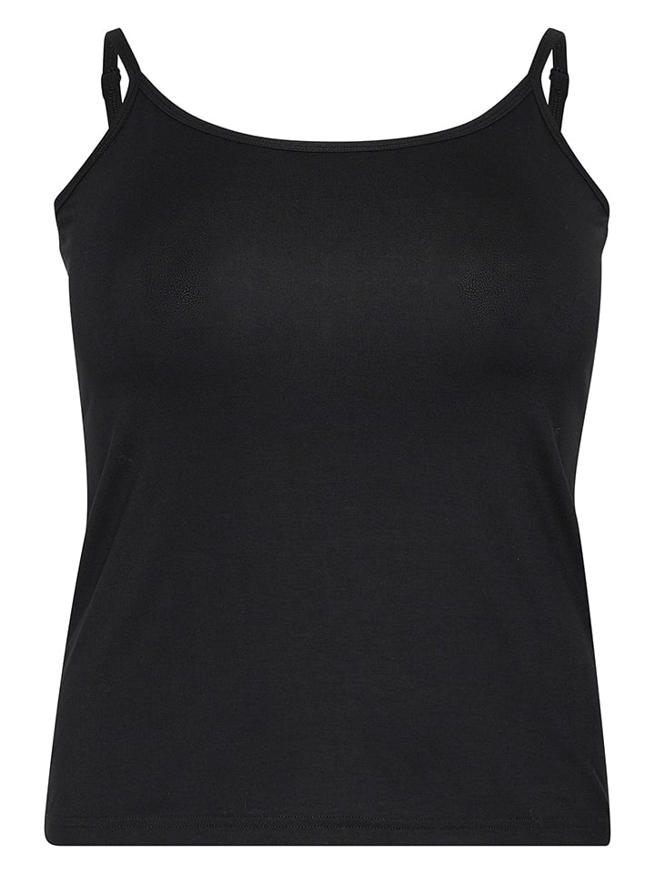 KAFFE curve Top w kolorze czarnym rozmiar: XL