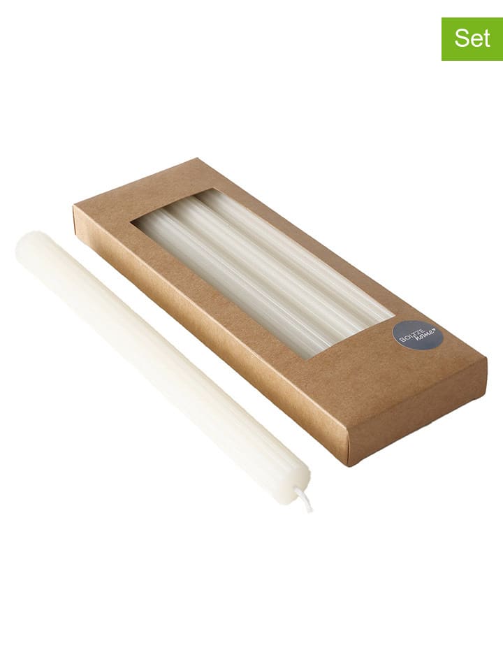 Boltze Świece (4 szt.) "Classic" w kolorze kremowym rozmiar: onesize