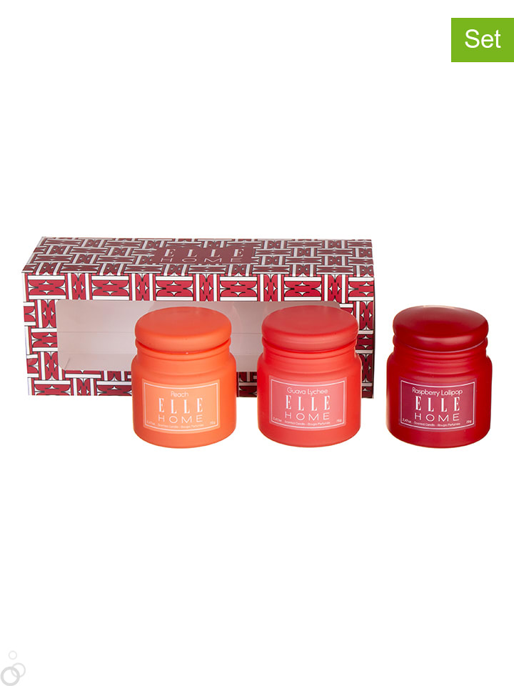 Elle home Świece zapachowe (3 szt.) - po 70 g rozmiar: onesize