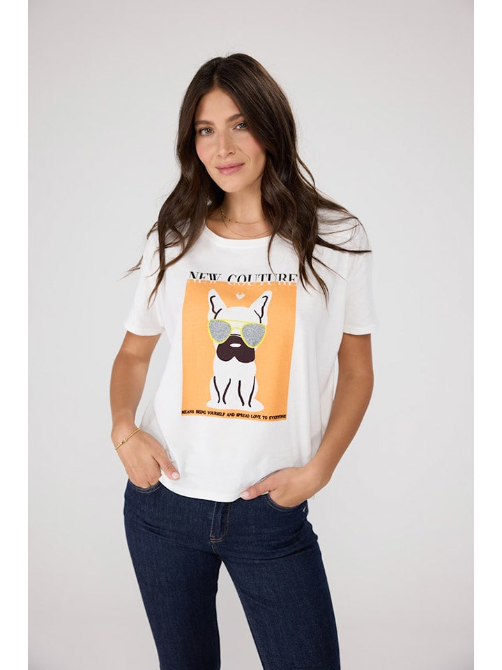 LIEBLINGSSTÜCK Koszulka "Wally" w kolorze białym rozmiar: XS