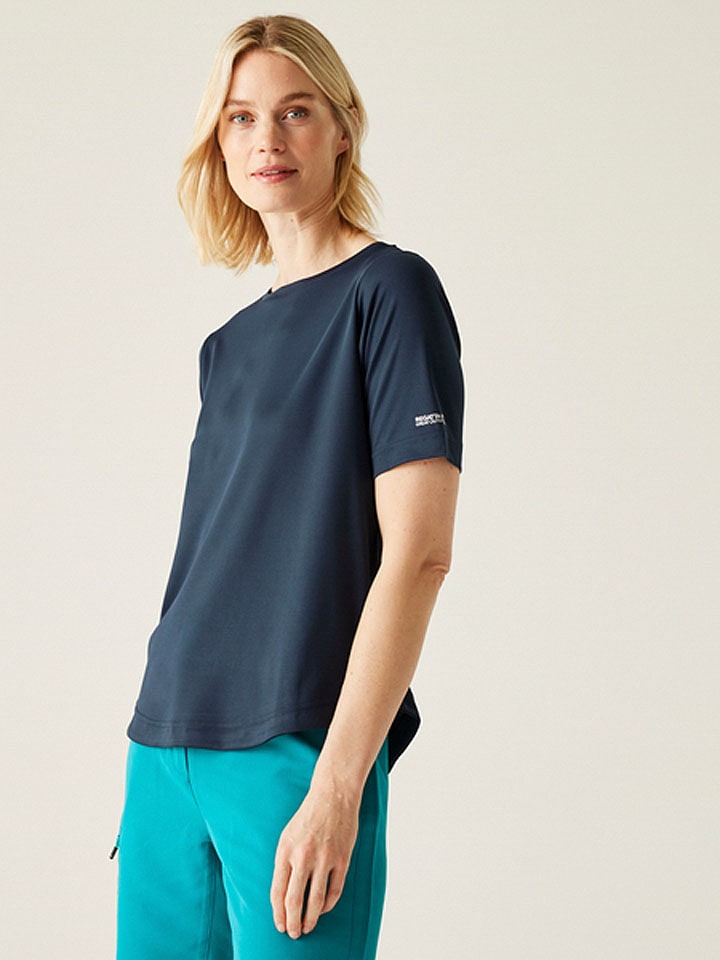 Regatta Koszulka funkcyjna "Botanna" w kolorze granatowym rozmiar: 44