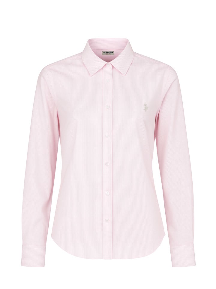 U.S. Polo Assn. Koszula - Slim fit - w kolorze jasnoróżowym rozmiar: S