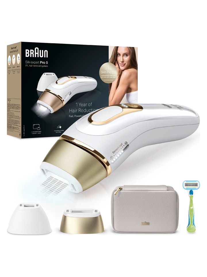 Braun Depilator IPL "Silk-expert Pro IPL PL5152" w kolorze złoto-białym rozmiar: onesize