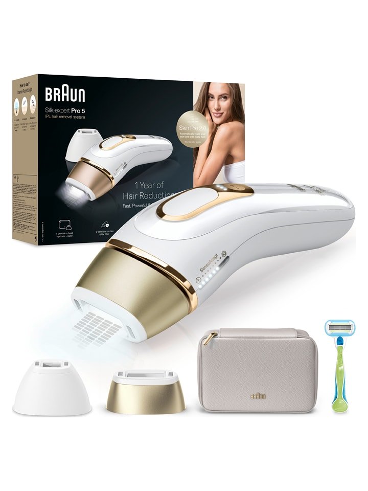 Braun Depilator IPL "Silk-expert Pro IPL PL5152" w kolorze złoto-białym rozmiar: onesize