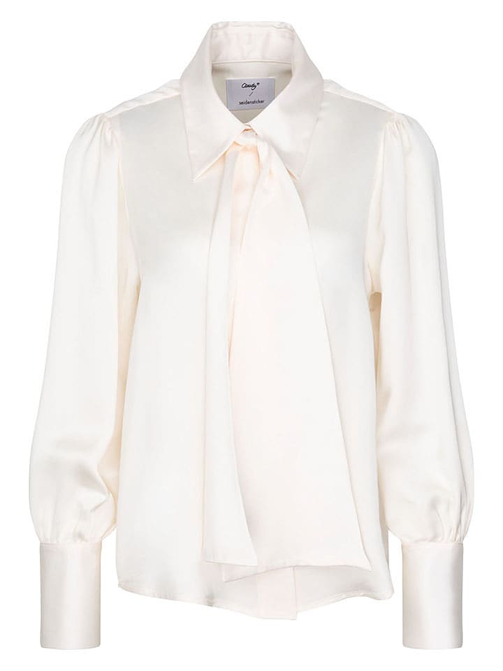 Seidensticker Bluzka w kolorze kremowym rozmiar: 38