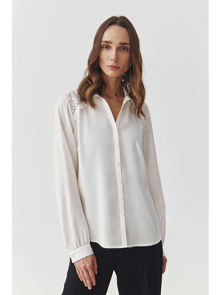 TATUUM Koszula w kolorze białym rozmiar: 34