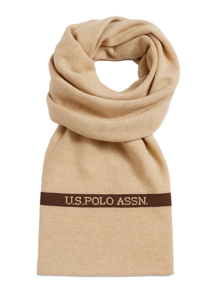 U.S. Polo Assn. Szal w kolorze karmelowym rozmiar: onesize