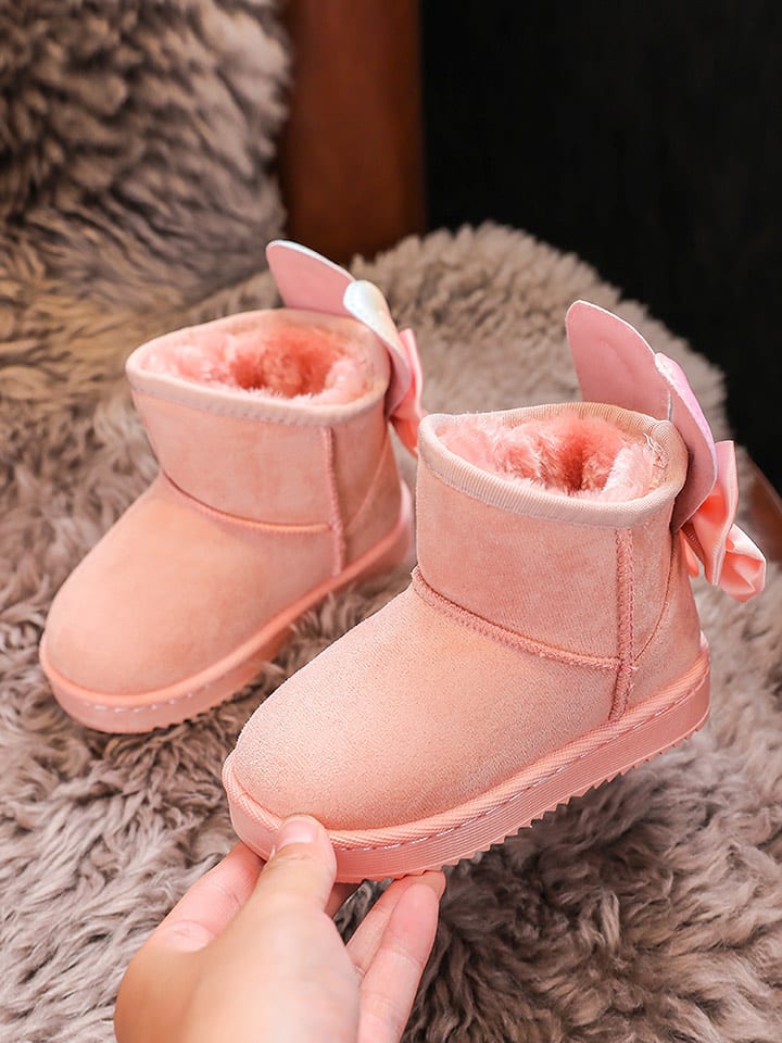 Rock & Joy Botki zimowe w kolorze jasnoróżowym rozmiar: 22