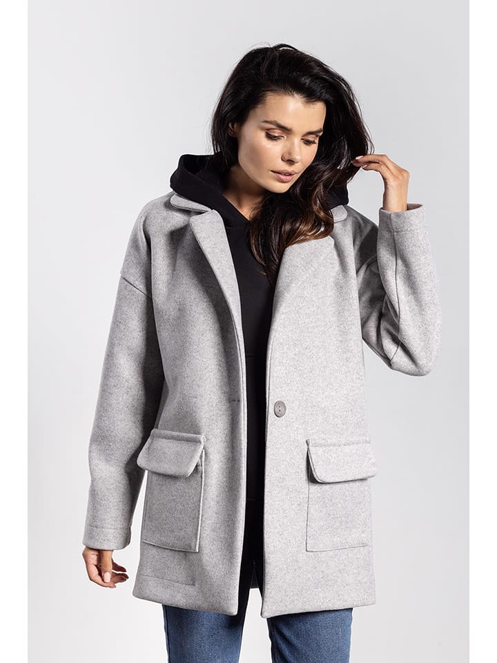 Awama Kurtka przejściowa w kolorze szarym rozmiar: XL