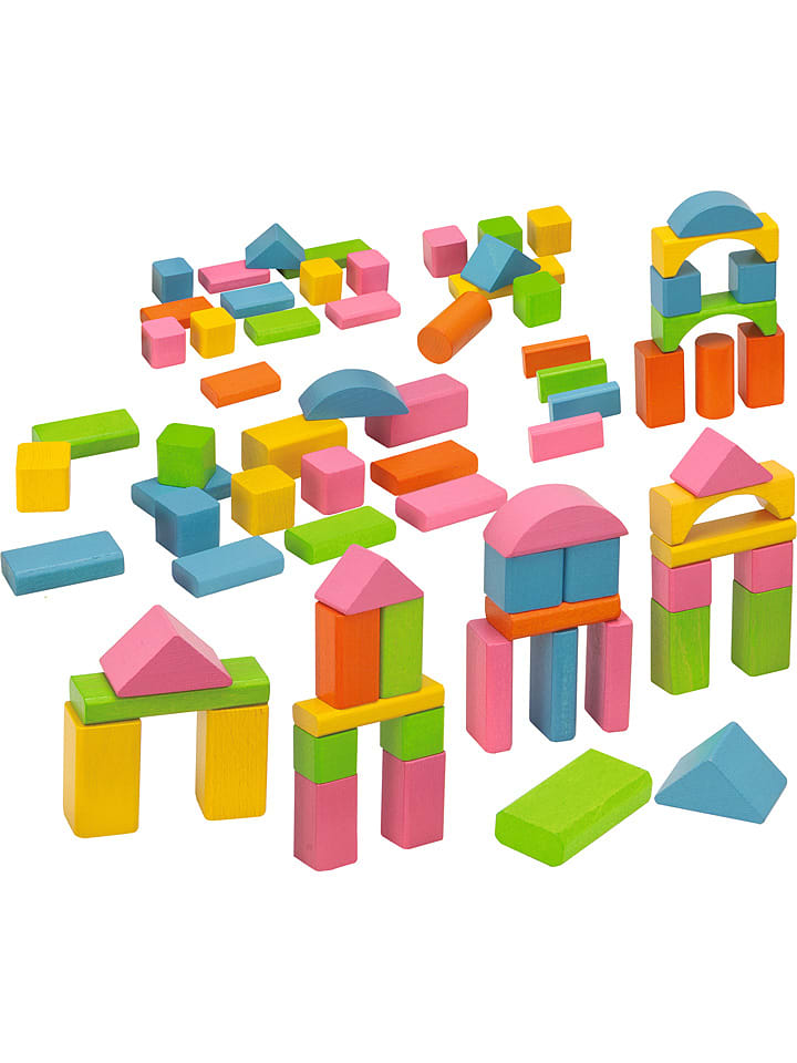 Eichhorn Drewniane klocki (75 szt.) - 12 m+ rozmiar: onesize