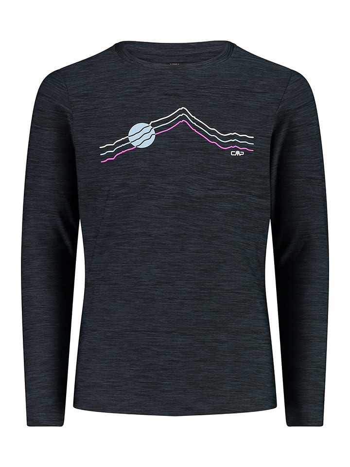 CMP Koszulka funkcyjna w kolorze antracytowym rozmiar: 128