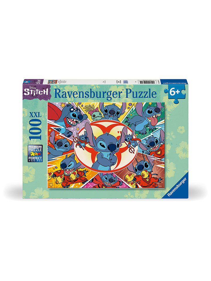 Ravensburger 100-częściowe puzzle "Disney's Stitch - In My World" - 6+ rozmiar: onesize