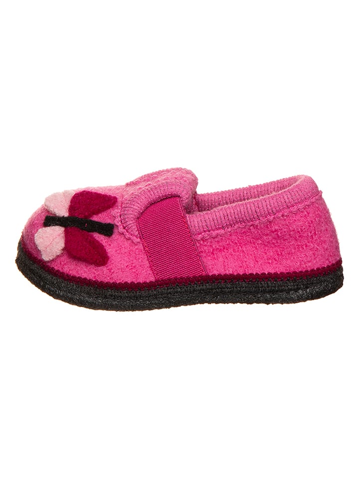 lamino Kapcie "Schmetterling" w kolorze różowym rozmiar: 22