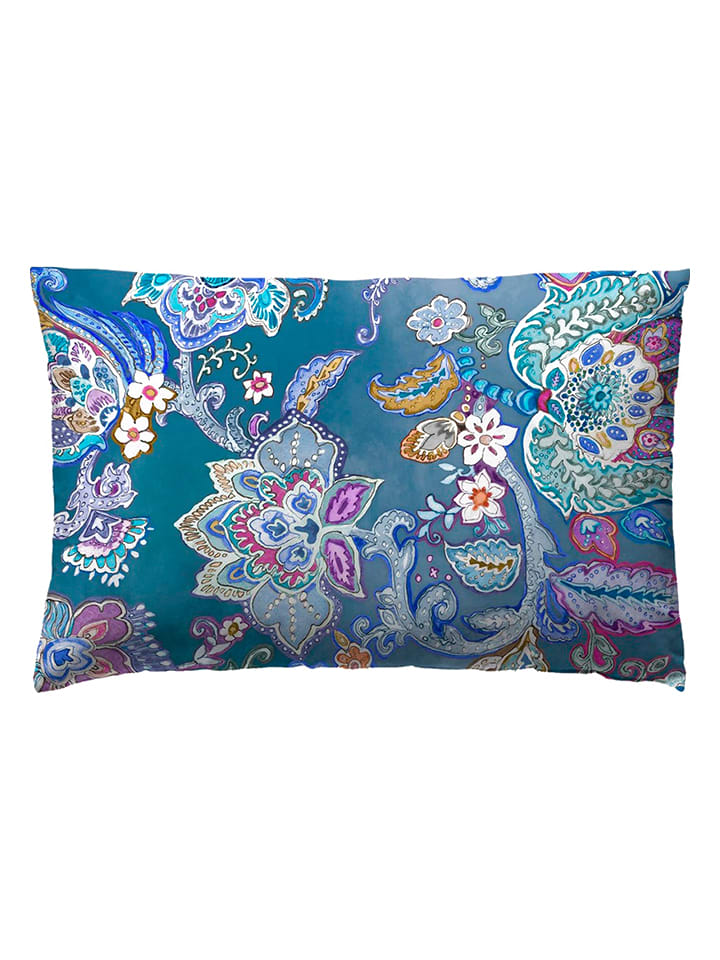 ethere Perkalowe poszewki (2 szt.) "Nordic" w kolorze granatowym na poduszkę rozmiar: 50x80 cm