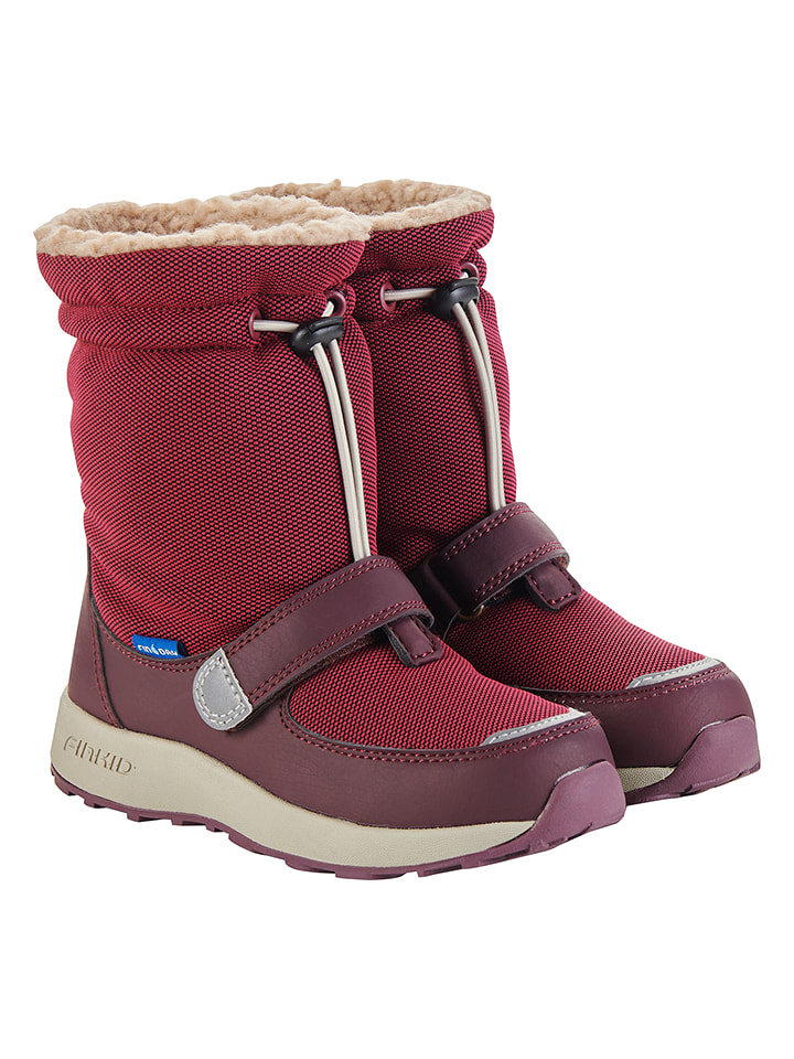 finkid Botki zimowe "Peura" w kolorze bordowym rozmiar: 32
