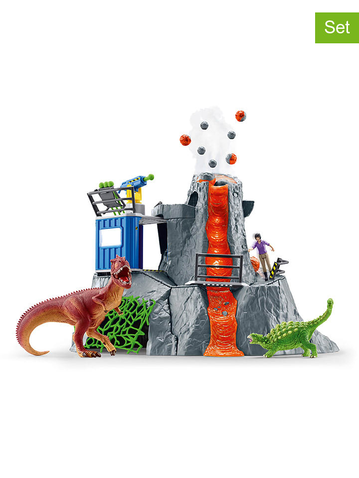 Schleich 60-częściowy zestaw "Volcano Expedition Base" - 5+ rozmiar: onesize
