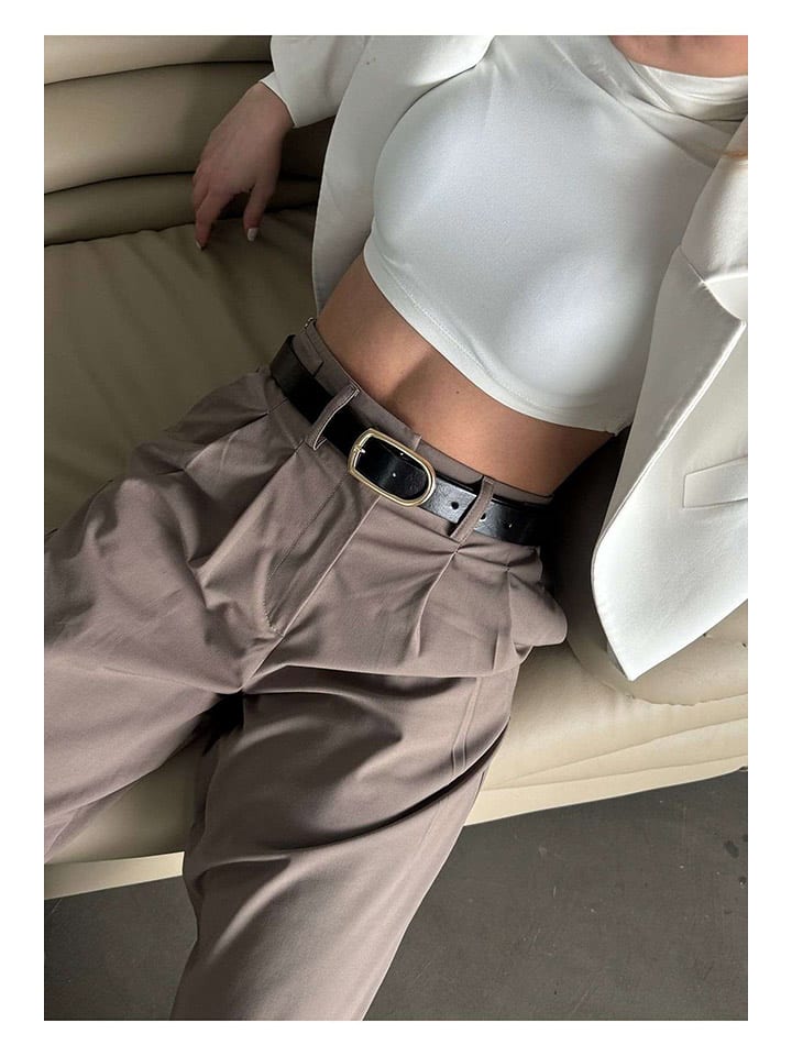 Lucky Bees Pasek w kolorze czarnym - dł. 100 cm rozmiar: onesize