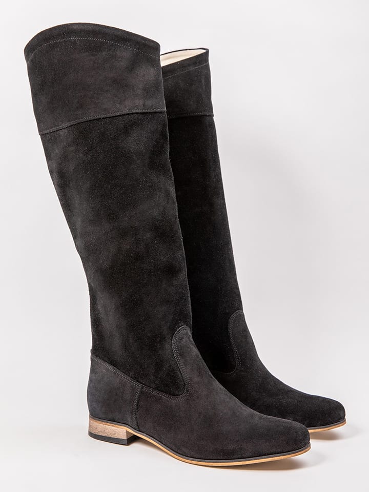 Zapato Skórzane kozaki w kolorze czarnym rozmiar: 41