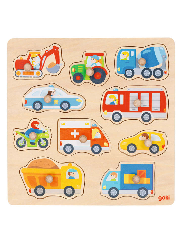 Goki Układanka "Vehicles" - 12 m+ rozmiar: onesize