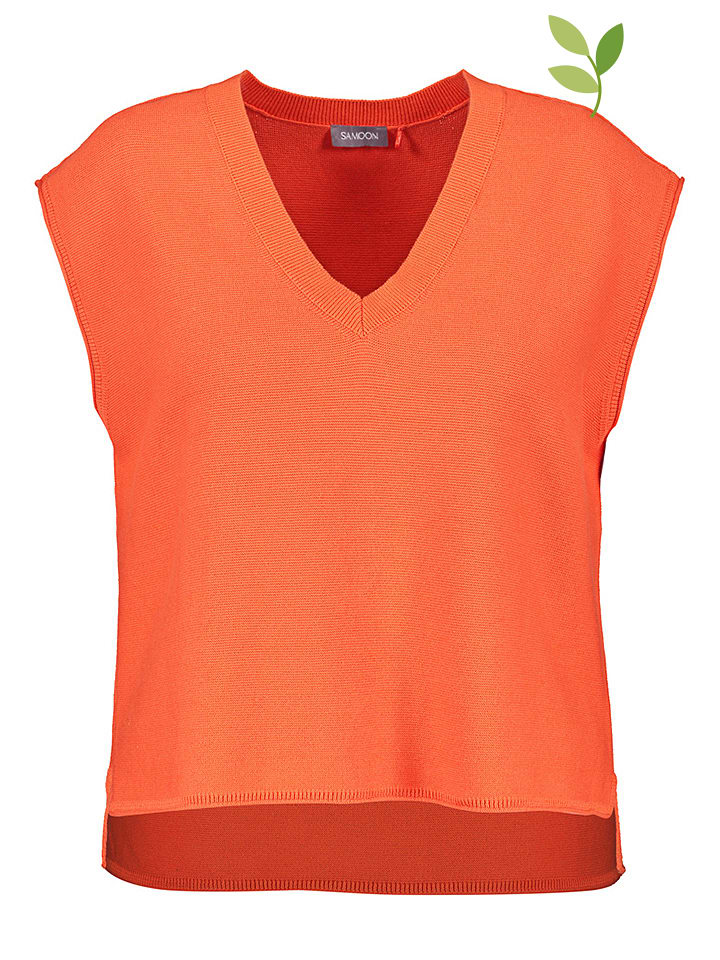 SAMOON Bezrękawnik w kolorze pomarańczowym rozmiar: 46