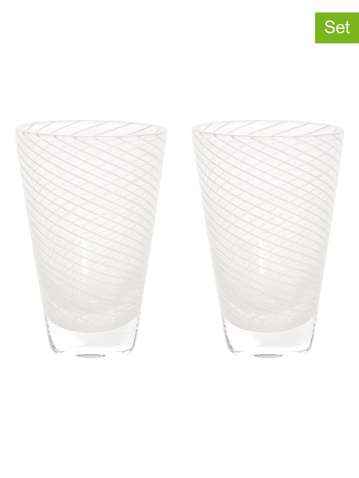 OYOY Szklanki "Yuka" (2 szt.) - wys. 10,5 x Ø 7 cm rozmiar: onesize