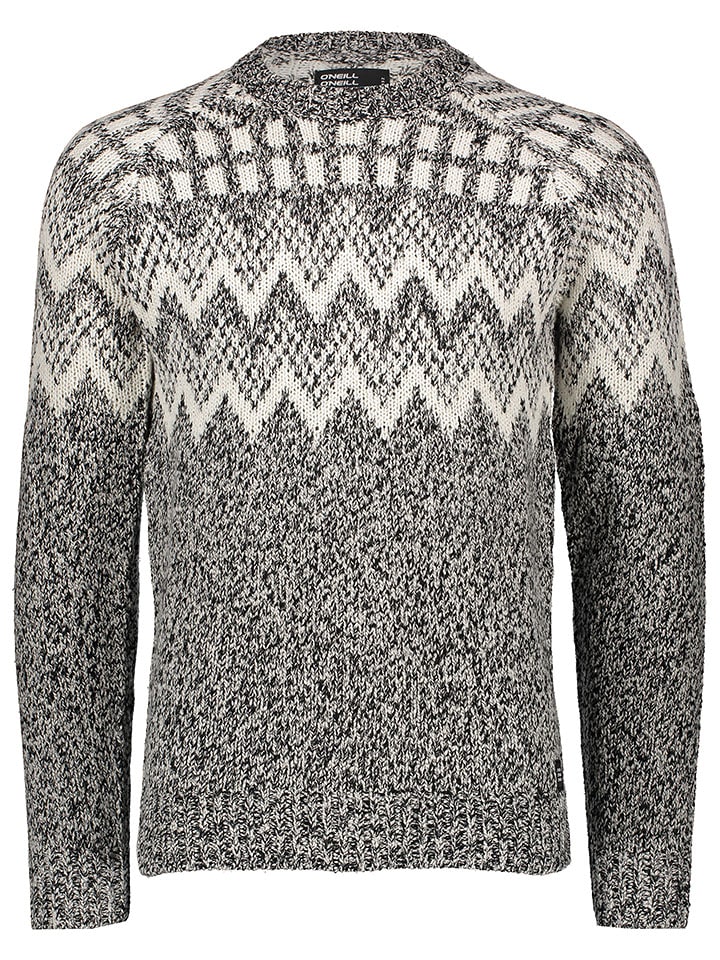 O'Neill Sweter w kolorze czarno-białym rozmiar: L