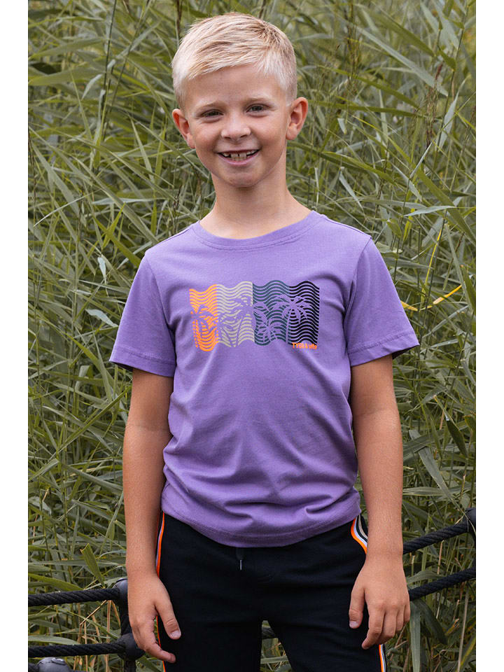 Tygo & Vito Koszulka "Jaimy" w kolorze fioletowym rozmiar: 110/116